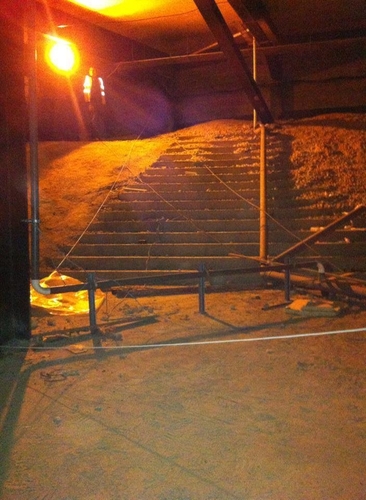 Old Gallowgate Steps - Still there underneath the NEW STAND at SJP.jpg
